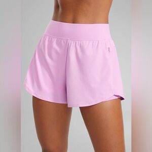 Feathery-Fit Soft 2 in 1 Zip Pocket Shorts 3"